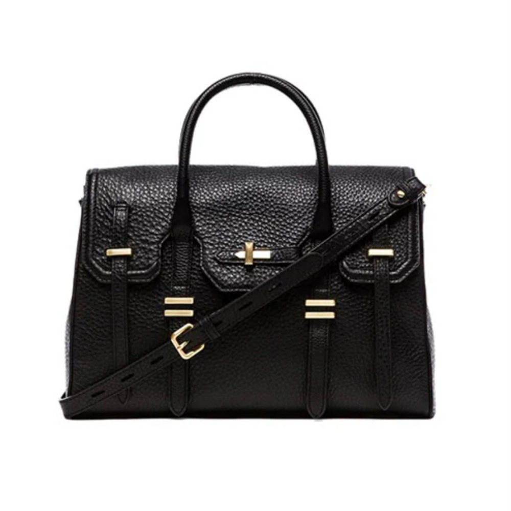 NWT Rebecca Minkoff Black Jules Satchel Bag
